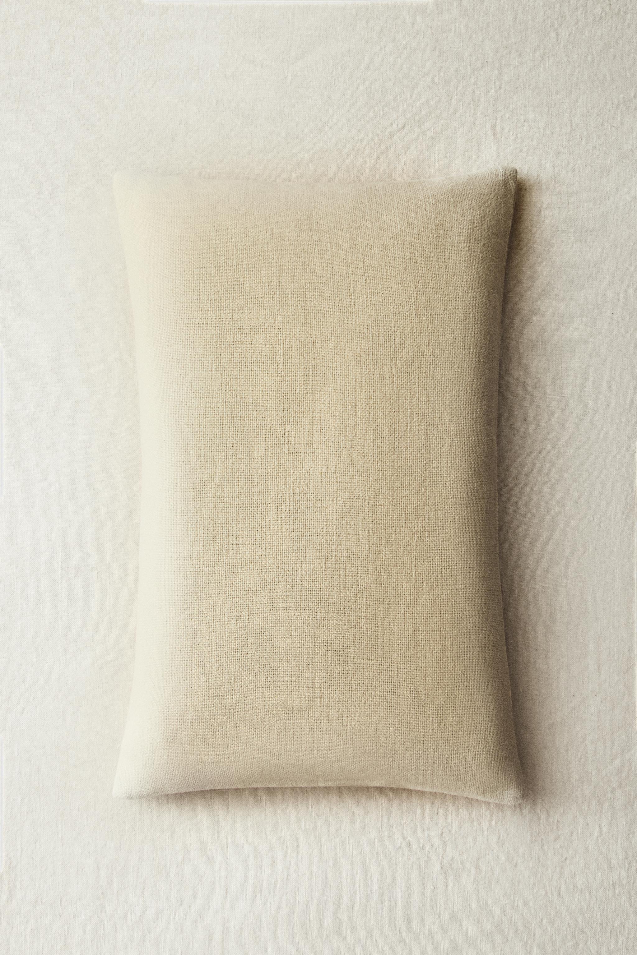 HOUSSE DE COUSSIN UNIE LIN